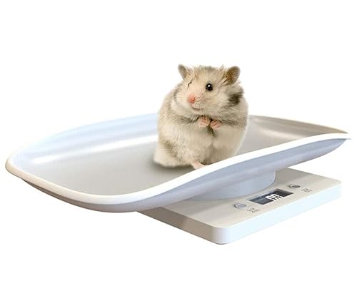 CGOLDENWALL Báscula digital para bebé báscula electrónica de pesaje pantalla LCD rango de medición de peso de 004oz a 220lbs herramienta de medición