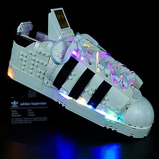 Kyglaring Light kit for Original Sneaker Superstar Lego 10282 Building Kit- Lighting Set for Display The Iconic Sneaker - not Include Model (Classic Version)