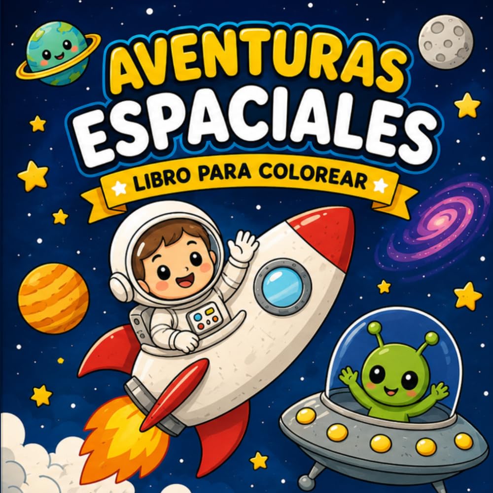 AVENTURAS ESPACIALES: LIBRO PARA COLOREAR