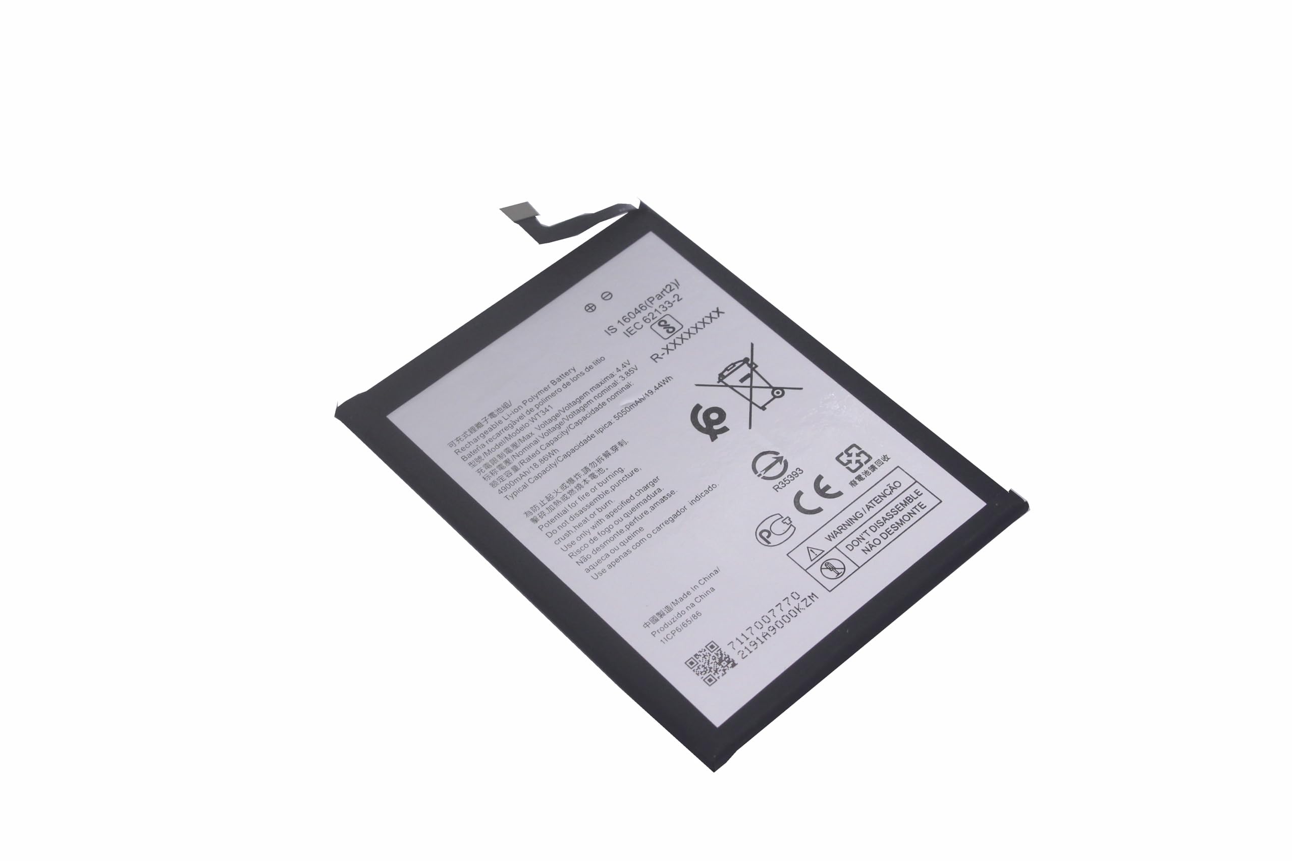 1x novo 5050 mah WT341 Bateria De Substituição Para Nokia C21 + TA
