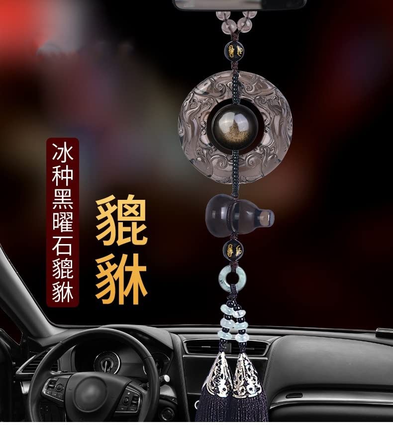 Ciondolo Per Auto A Forma Di Anatra Con Cappello E Occhiali, Decorazione Oscillante Per Specchietto Retrovisore, In Gesso, Simpatico E Originale