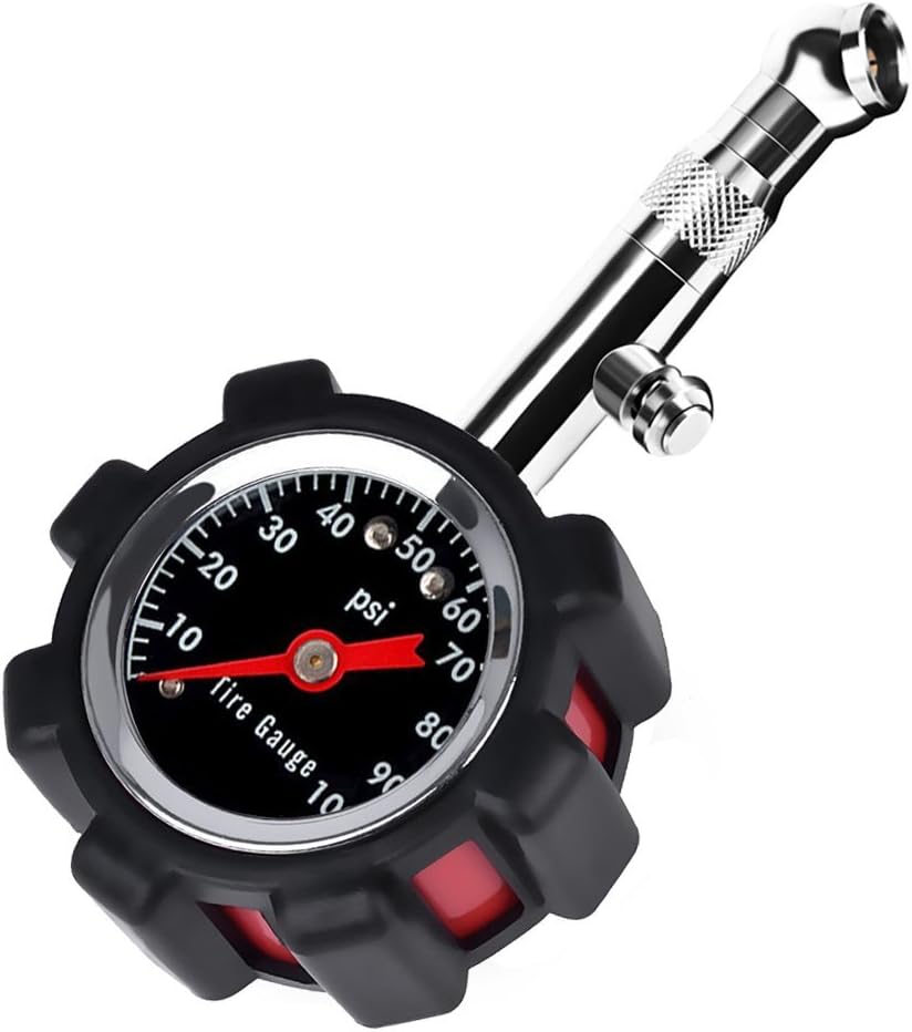 AHAHOO Tire Pressure Gauge 100 PSI - Accurate Car Air Pressure Tyre Gauge For Car Truck and Motorcycle