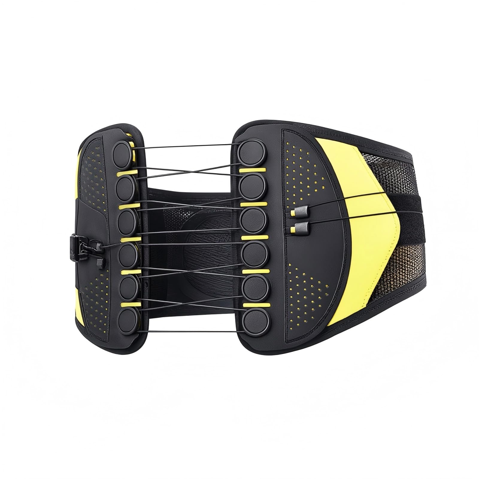 FANZTOOL Ceinture de soutien dorsal avec angle préformé à 80°, soutien lombaire respirant, ergonomique, flexible – Particulièrement adaptée pour les tours de ventre plus forts, agréable à porter
