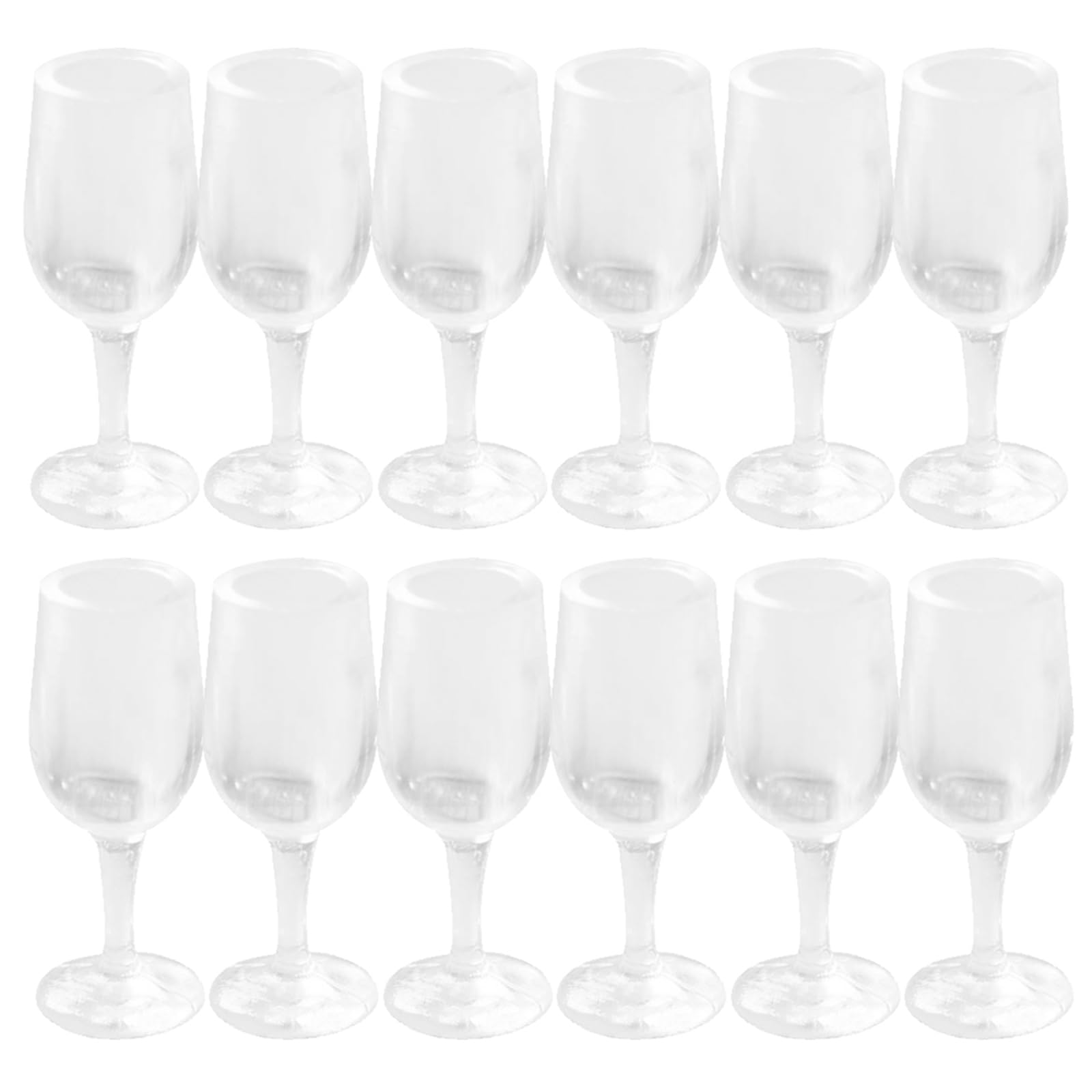 Abaodam 24Pcs Mini Cocktail Glasses Drink Cups Dollhouse Kitchen Decoration