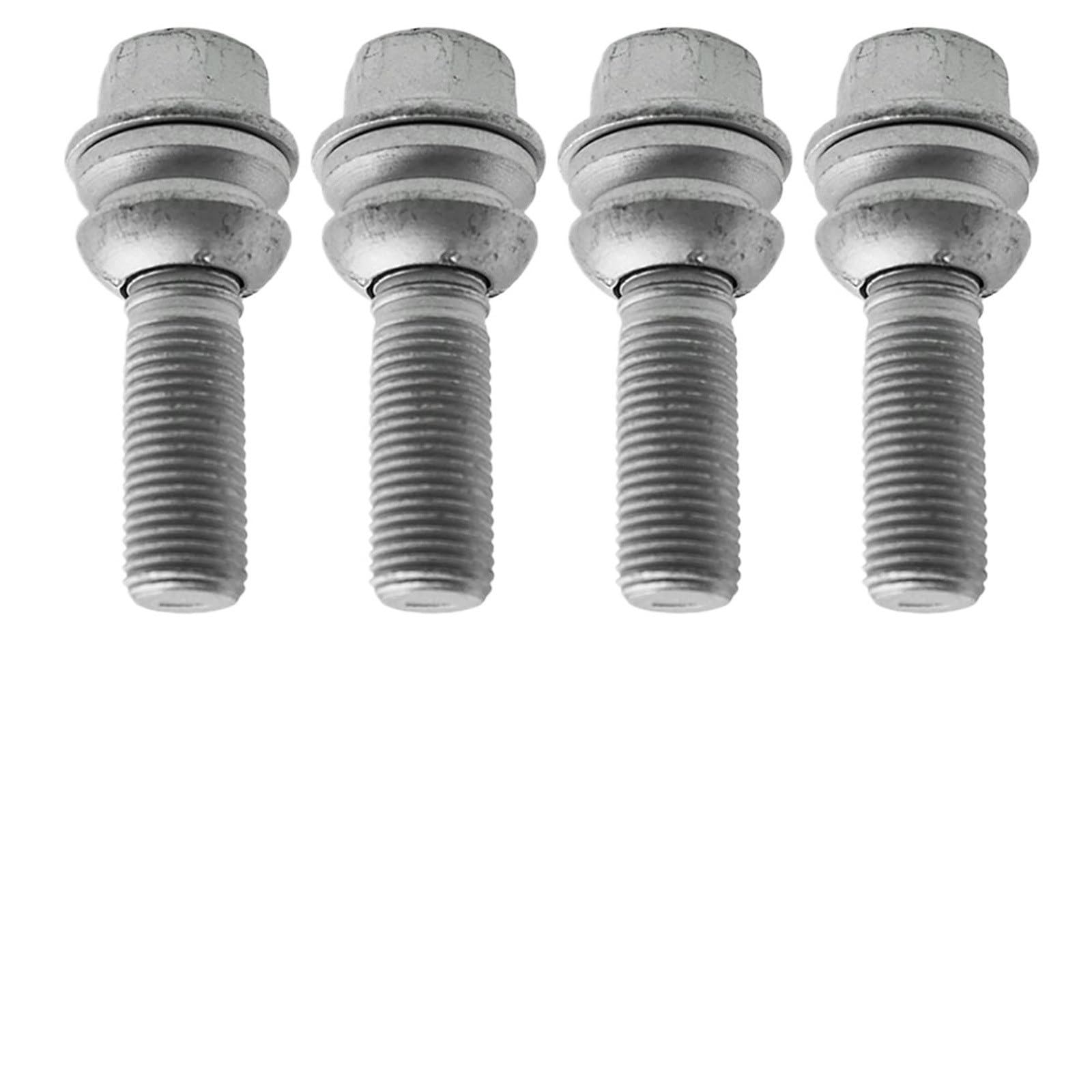 Dadi Dei Bulloni Ruote Compatibile Con Porsche Per Cayenne 2003 2004 2005 2006 2007 2008 2009 2010 4 Pezzi M14 X 1,50 Bulloni Per Ruota Viti Per Mozzo WHT001693