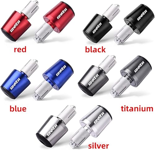Miniatura 3 de Motocicleta motocicleta manillar peso final manillar Grips Cap anti vibración Silder Plug para Suzuki Gixxer 150sf 250sf 155 accesorios mango extremo