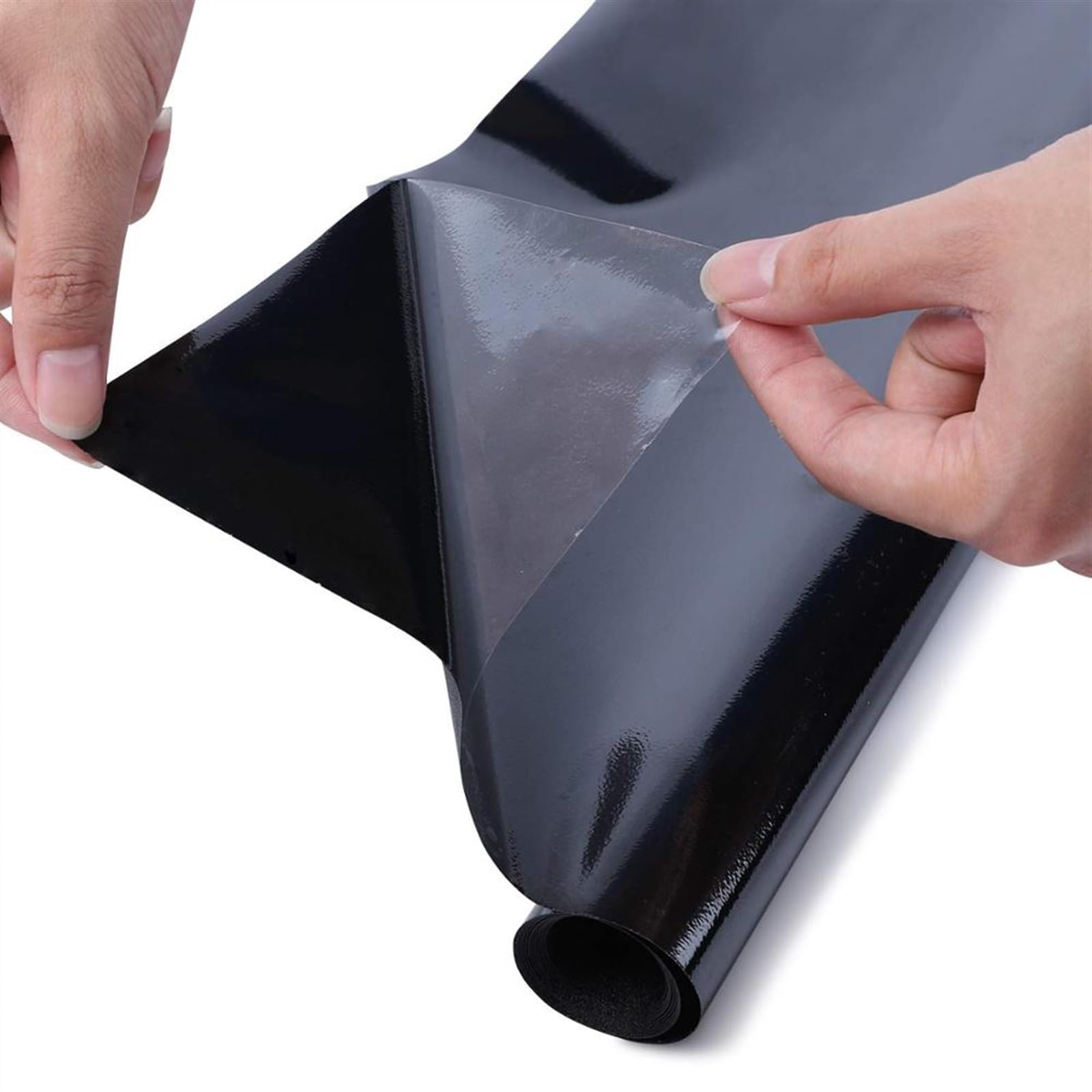 Folia Prywatności Okna- Zaciemniająca nieprzezroczysta naklejka na okno Statyczne przyleganie Blokowanie światła PVC Matowa folia z ciemnym odcieniem Ochrona prywatności Zasłony okienne Naklejka na Ok