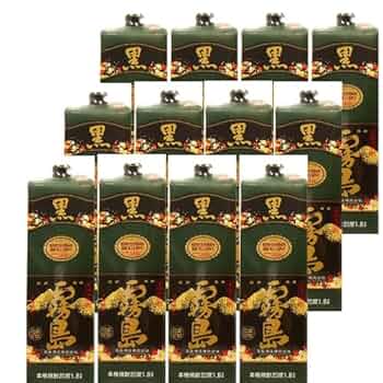 Amazon.co.jp: 本格芋焼酎 黒霧島 20度1800mlパック 2ケース