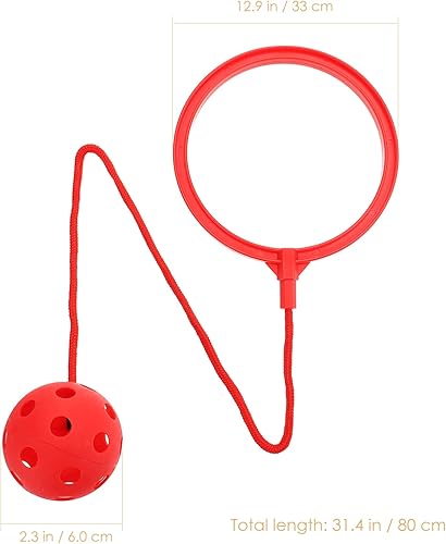 Miniatura 9 de BESPORTBLE Saltar bola de tobillo juguete plegable tobillo saltar bola deportes anillo de salto fitness cuerda deportes para niños adultos niños
