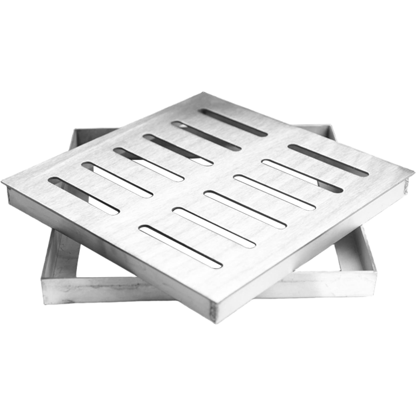 Couvercle de drain extérieur carré en inox crépine de sol cuisine et salle de bain