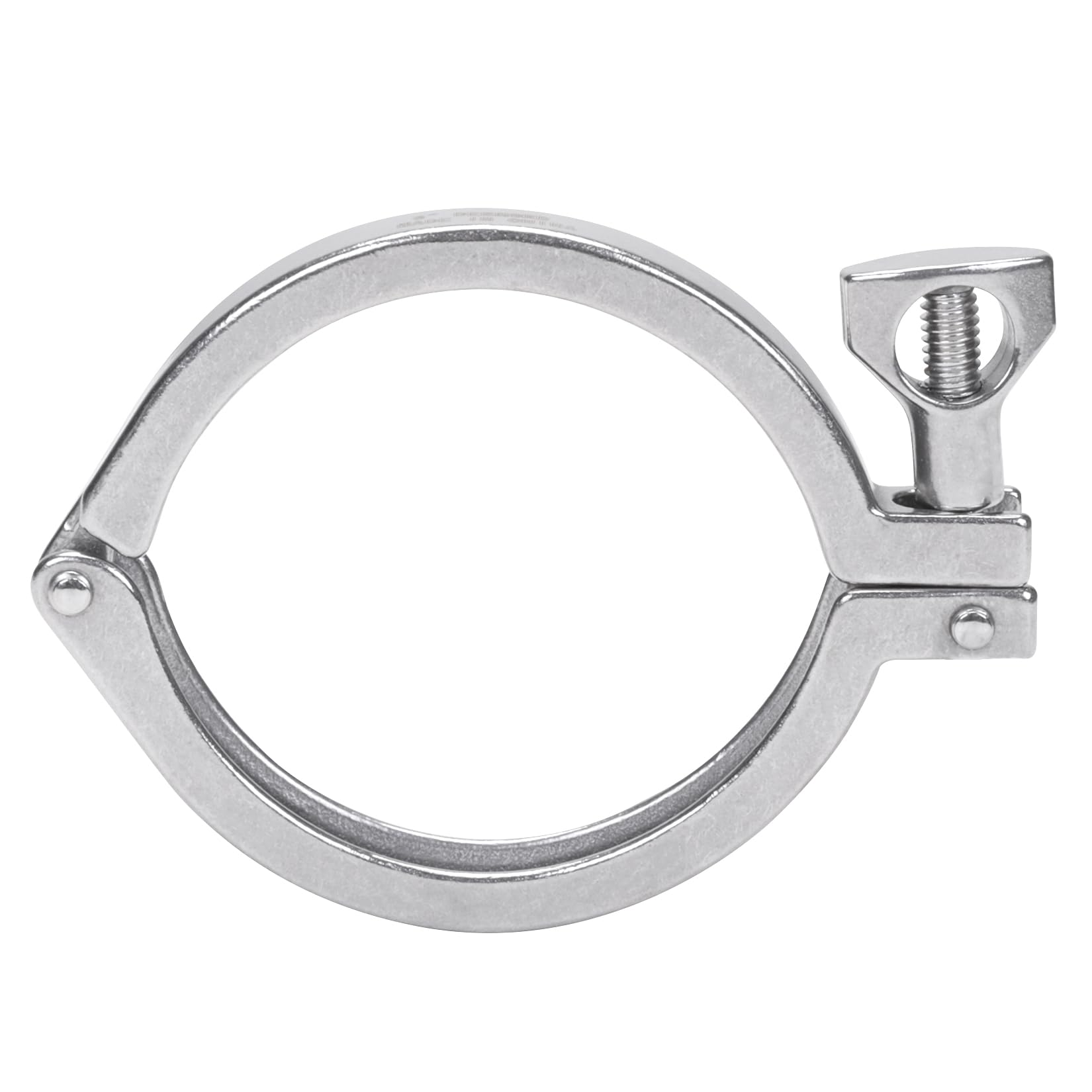 DERNORD Stainless Steel Sanitary Clamp Single Pin Tri Clamps Clover (Tube OD: 3")