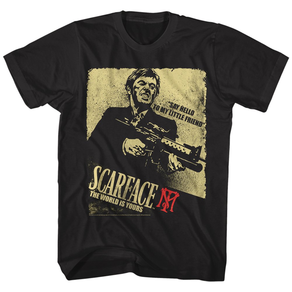Scarface - Mens Scarface Action T-Shirt, Small, Black : Amazon.ca:  Clothing, Shoes \u0026 Accessories