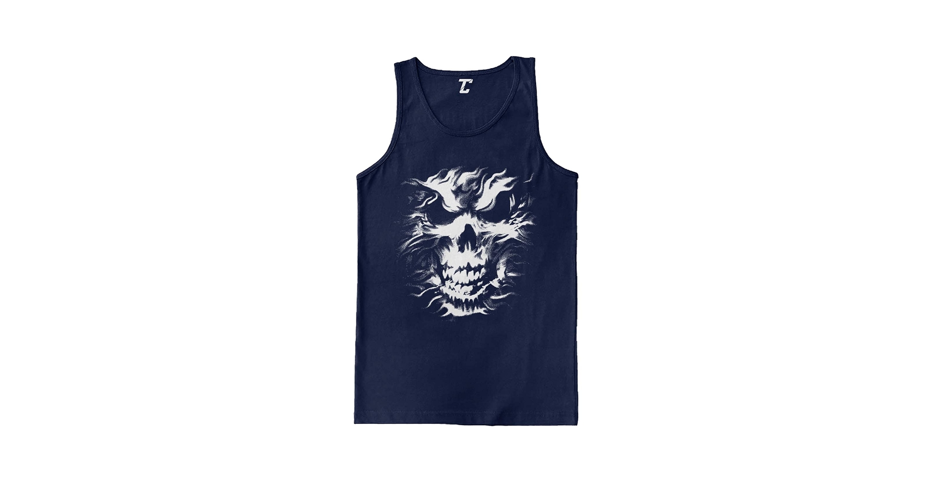 Amazon.com: Ghost Skull - Badass Skeleton Men's Tank Top
