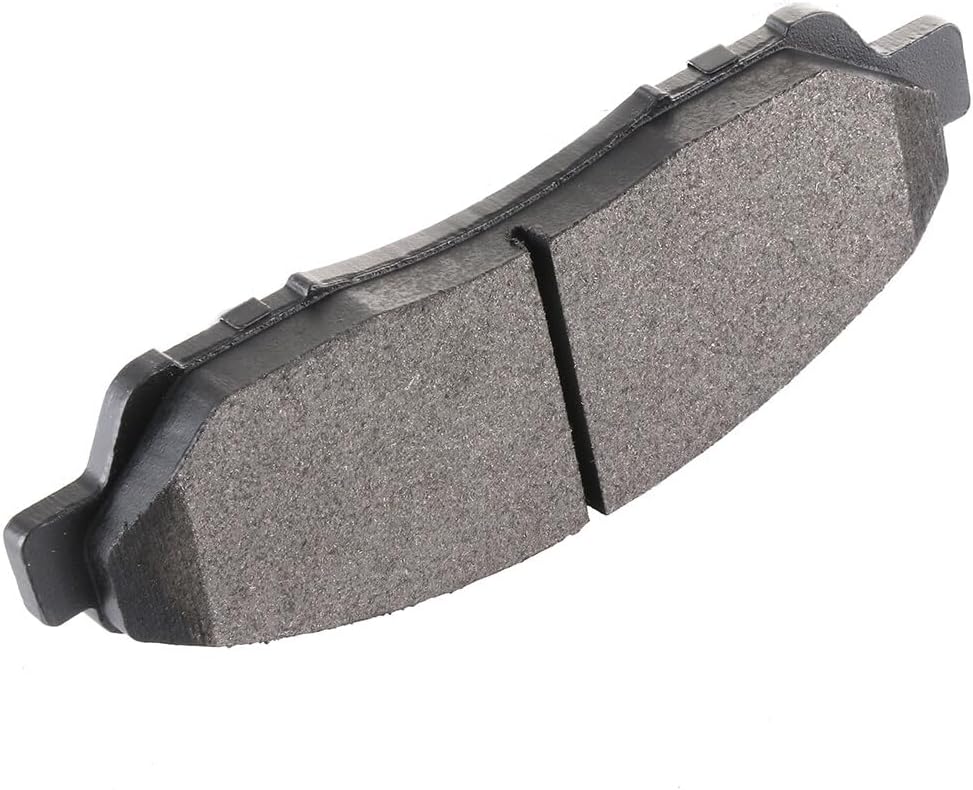ECCPP D1378-8396 4pcs Front Semi Metallic Disc Brake Pad Set Fit For Acura MDX 2007-2019,For Acura ZDX 2010-2013,For Honda Pilot 2009-2019,For Honda Ridgeline 2017-2019