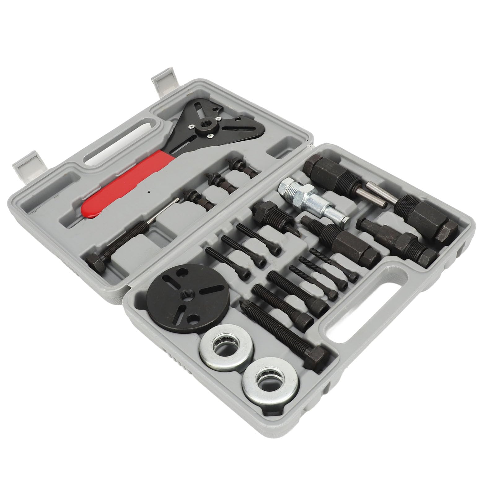 Kit di estrazione per il della frizione del compressore automobilistico, 23 pezzi; set in acciaio legato per la rimozione della frizione del compressore AC, compatibile con