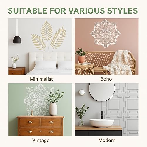 Miniatura 9 de Norse Viking Valknut - Plantilla de plástico transparente reutilizable, resistente, flexible, de 1-5.5 x 5.5 pulgadas, material para álbumes de