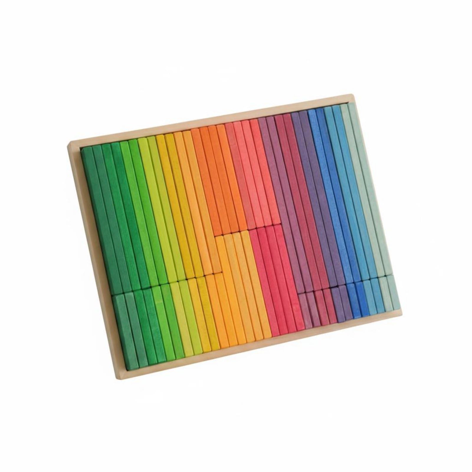 Arco Componibile Blocchi Arcobaleno Pista di Costruzione in Legno Gioco Educativo per Scuola Asilo
