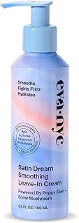 Eva NYC Satin Dream Smoothing Leave-In Hair Cream, Hair Care for Thick Hair Types, Daily Leave In Conditioner to Soften Hair, GMO-Free Anti Frizz Hair Products, 5.4 fl oz