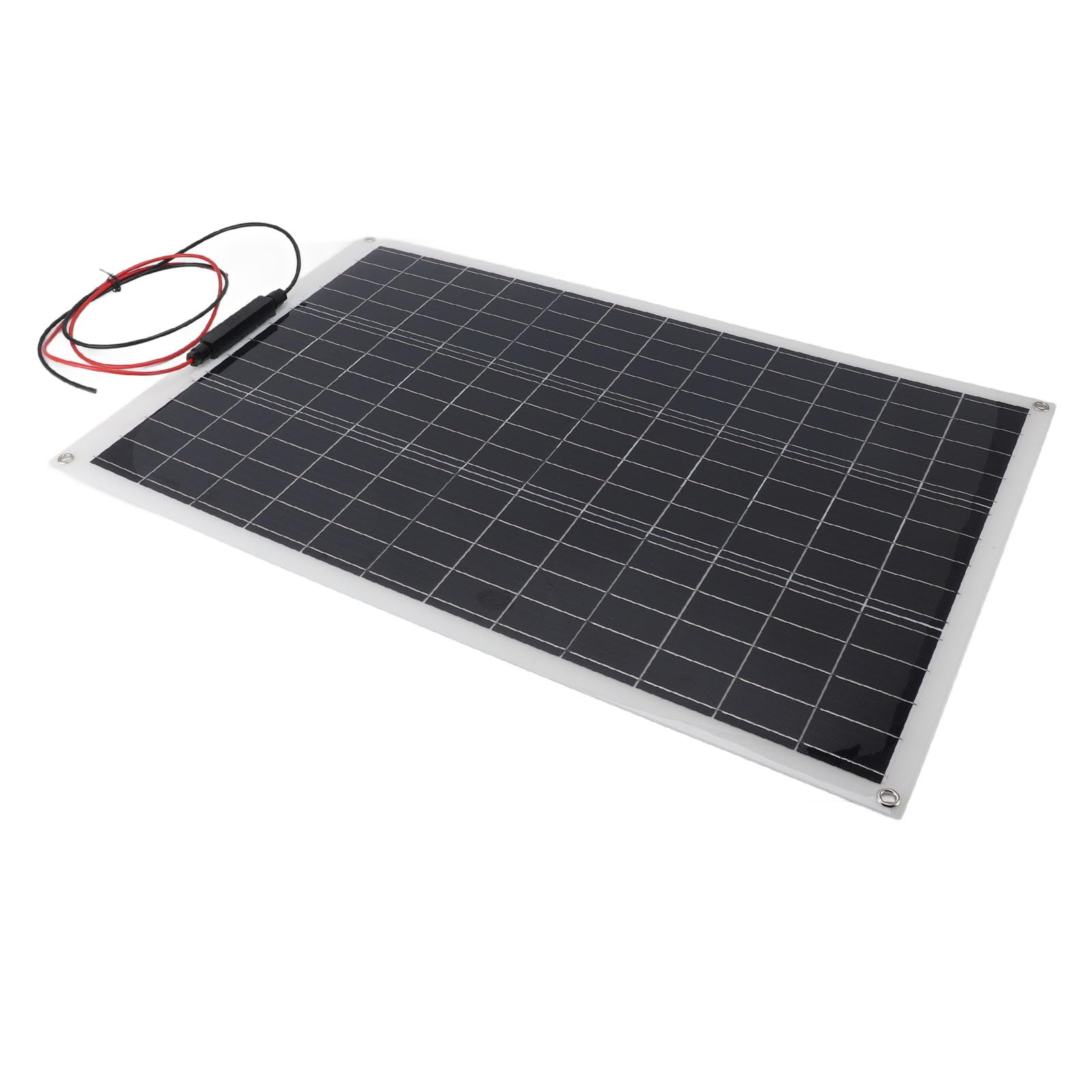 Cocoarm Kit Pannello Solare, Kit Regolatore di Carica Pannello Solare in Silicio Monocristallino 300 W 18 V con Clip per Batteria, Alimentazione Portatile Resistente Agli Agenti Atmosferici per Uso