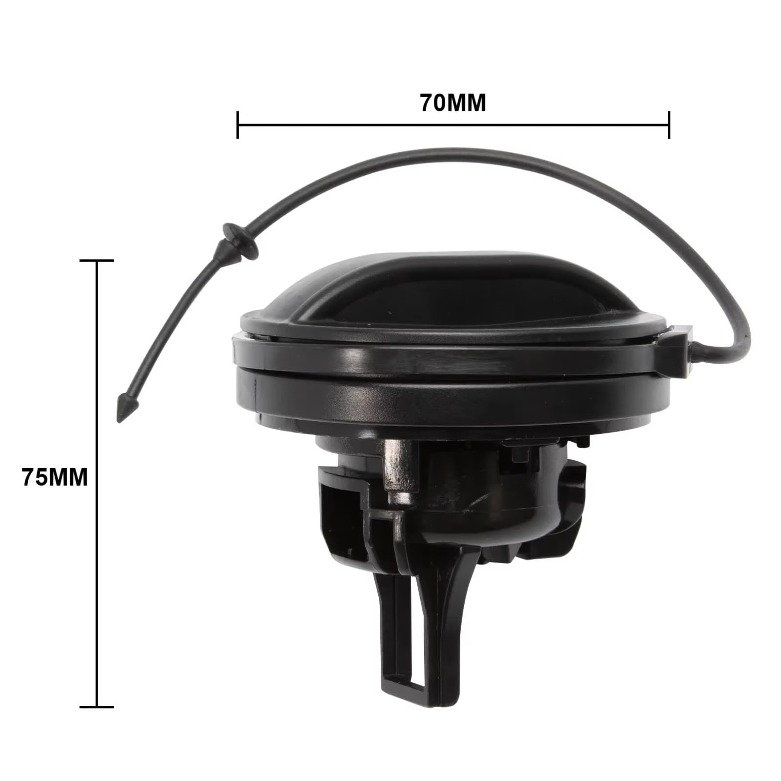 Tappo del Serbatoio Carburante di Ricambio Compatibile con Peugeot 301 3008 508 9687552880 1609818980 Parti di Ricambio per Tappo del Serbatoio Carburante per Auto