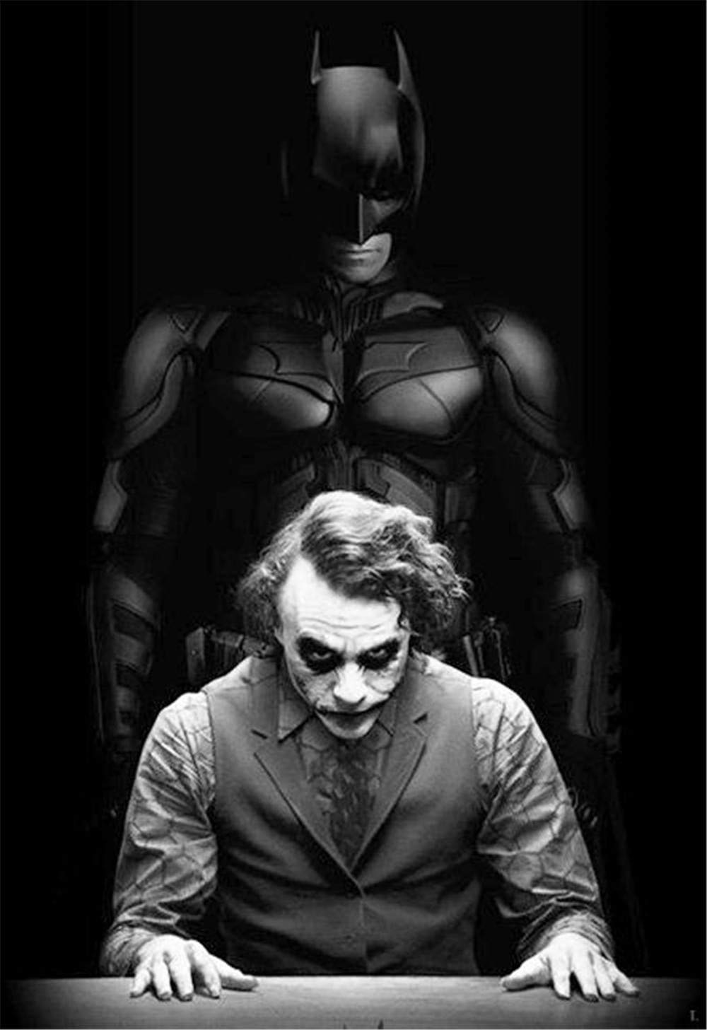 ERUZO 5D Batman Diamond Painting Kits for Adults, Joker Diamond Art Paint with Diamonds, DIY Painting Kit Paint by Number with Gem50x50cm