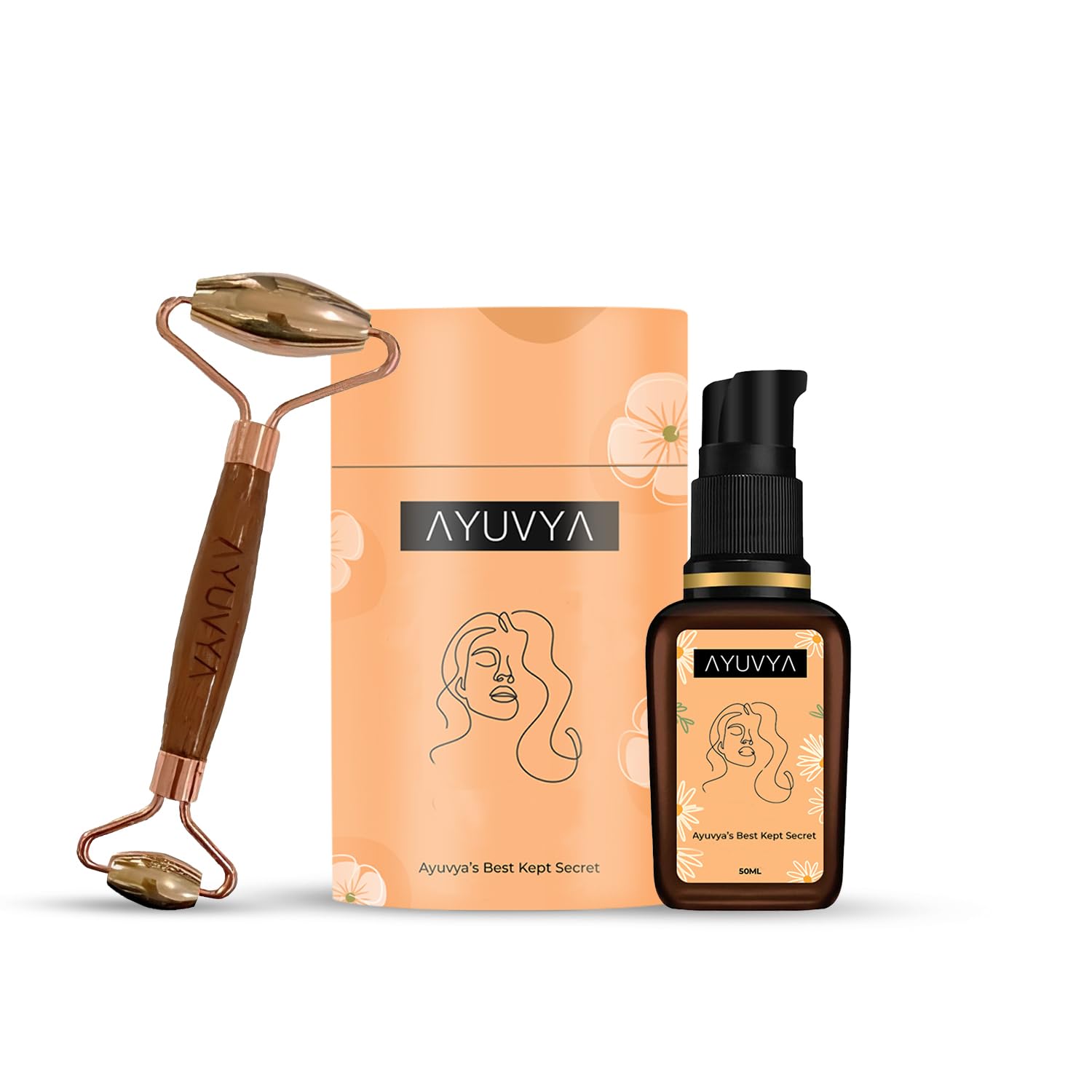 Ayuvya BBF Oil With Kansa Roller | Fine Wooden Handle, Premium Shine Restoration, Skin Stimulation and Detoxification Tool | Reduce Pigmentation (B0CQRJGFDV) Amazon Price History, Amazon Price Tracker
