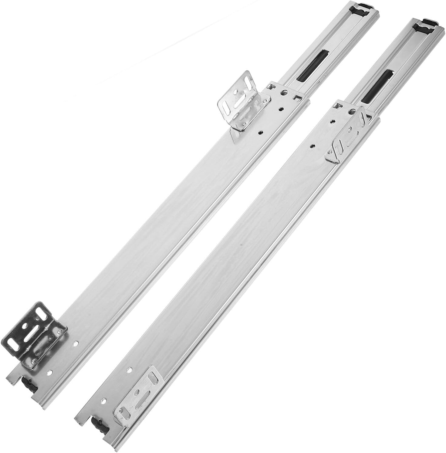 Homoyoyo Heavy Duty 14 Inch Drawer Slides Cabinet Slider Rails Kit Under Mount Drawer Guides for Kitchen and Rv 45mm Broad Rail