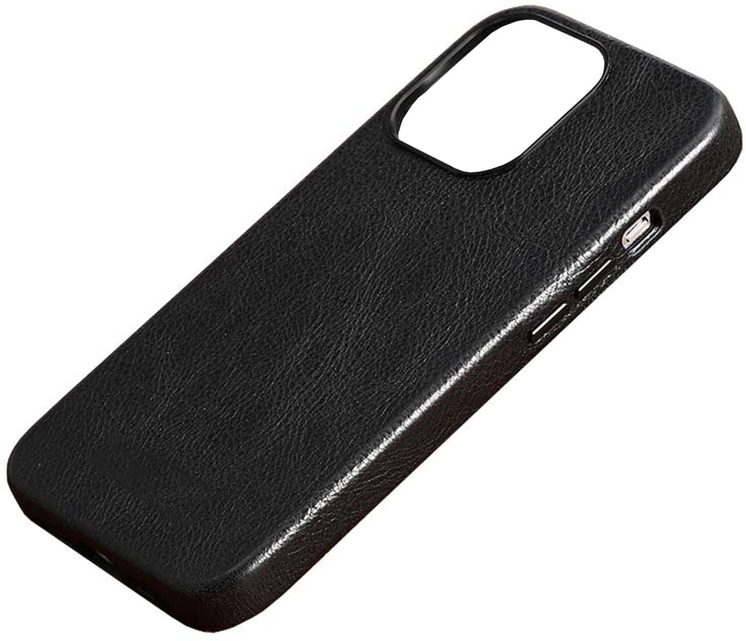 Coque antichoc cuir véritable iPhone 13 résout le risque de rayures avec charge magnétique