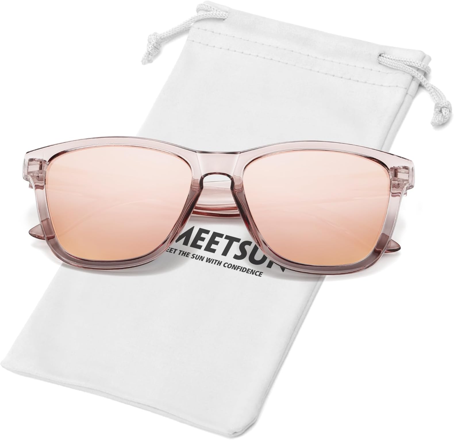 MEETSUN Polarized Sunglasses for Women Men Trendy Classic Designer Retro Driving Sun Glasses 100% UV Protection