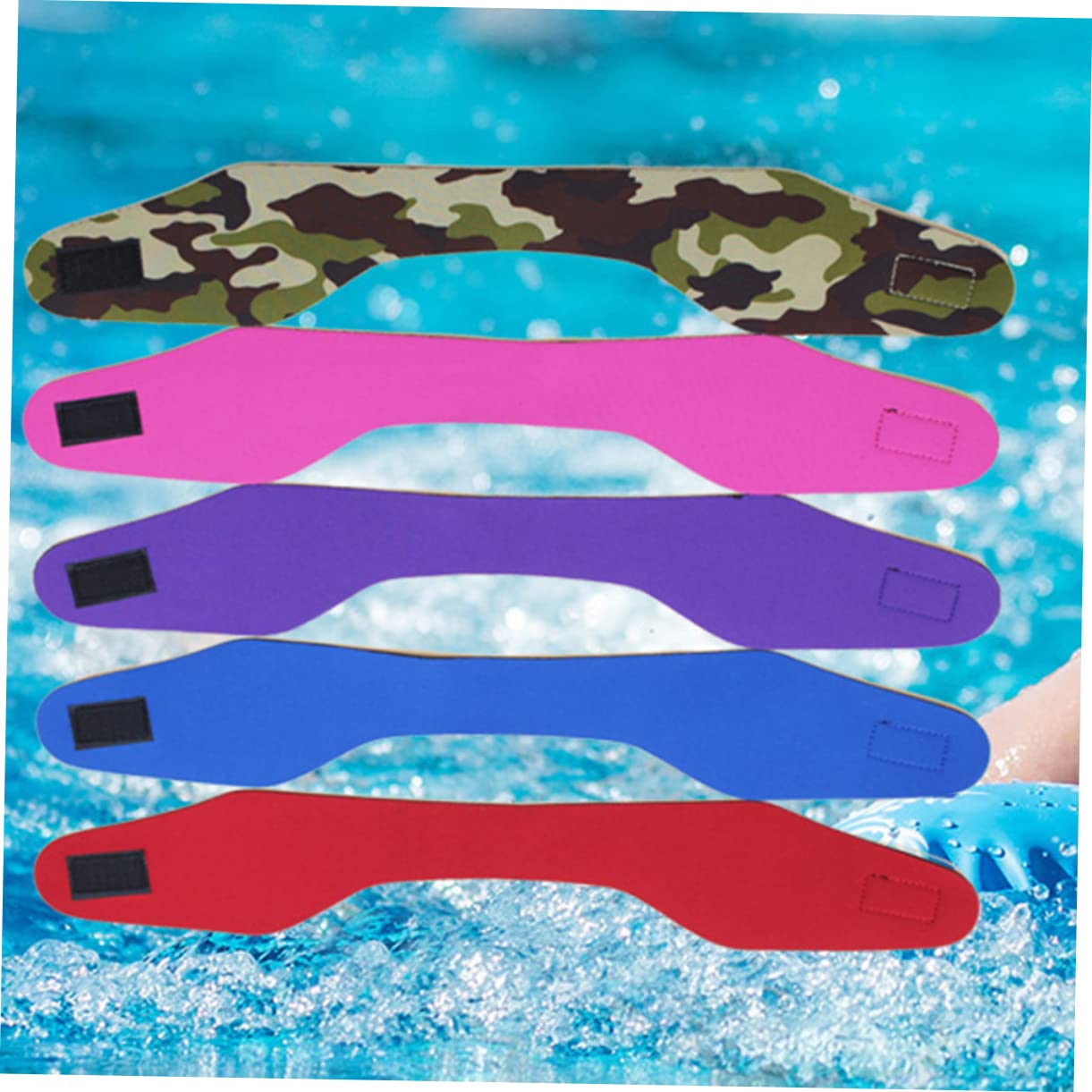 LIOOBO Sets Unisex Adult Boys and Girls Swimming Gear Bathing Yoga Ear Band Hair Protector Headband Size