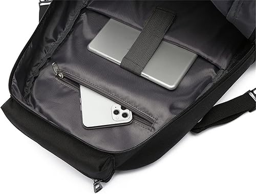 Miniatura 5 de Cristiano Ronaldo - Mochila ligera CR7 de lona, mochila de viaje casual Messi Neymar para adolescentes, Azul, Mochilas Daypack