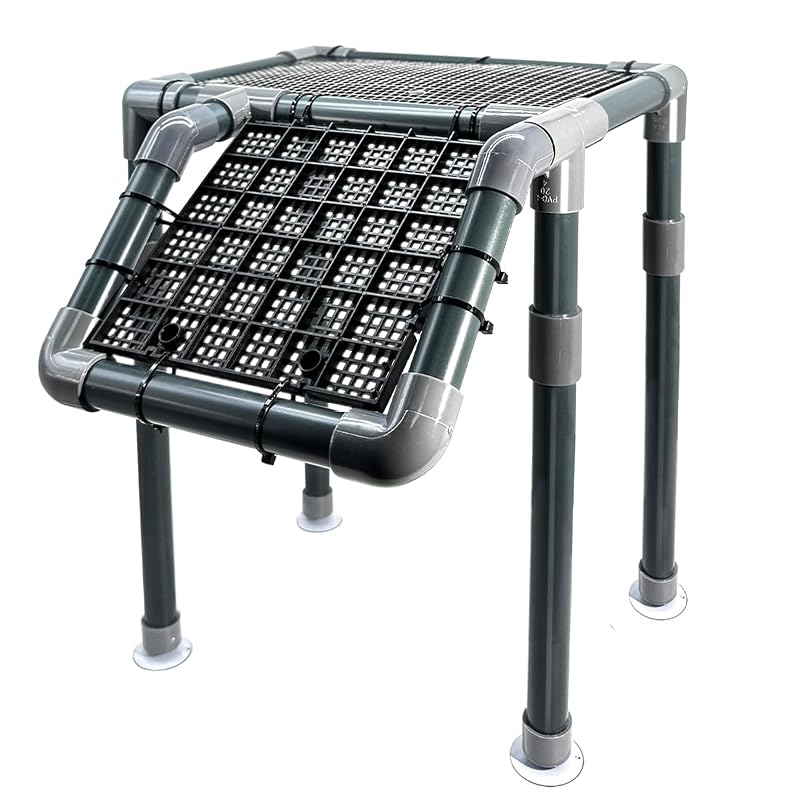 Plataforma de basking para tartarugas aquáticas com altura ajustável Gucvdnple Grande