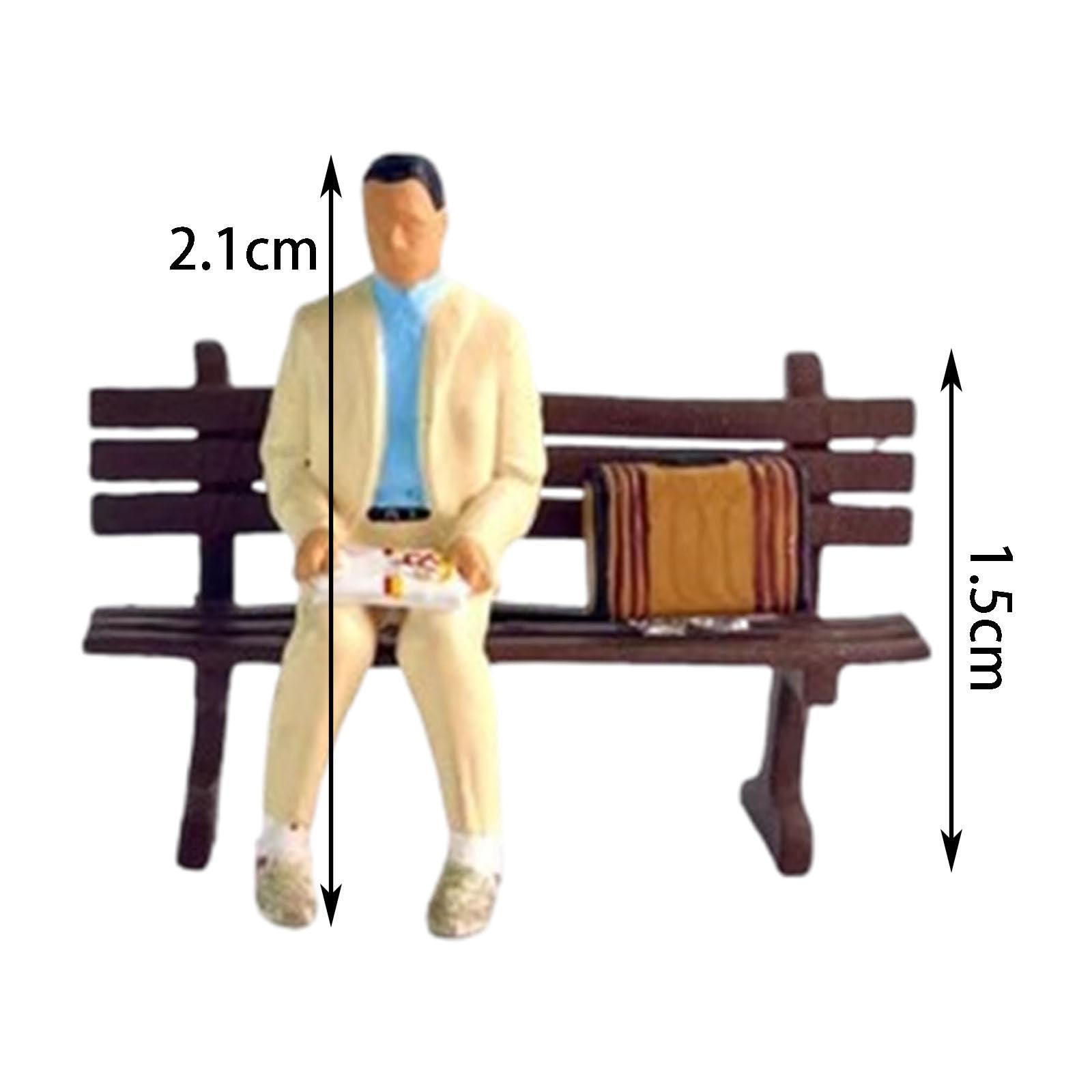 Modellino di Figure Umane Simulate in 1:64, Dipinte a Mano, per Diorami E Paesaggi.