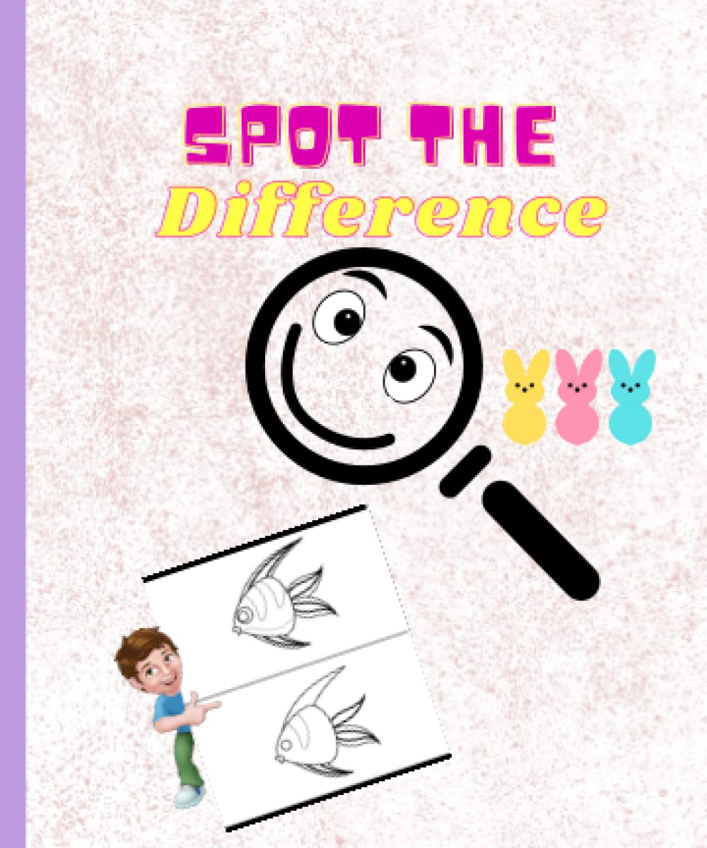 Spot the difference: Children activity book ages 4-8