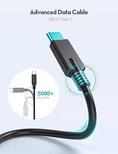 Miniatura 7 de VAVA SSD Pro externo portátil, disco duro de 512 GB con transferencia de datos de 540 MBS, flash NAND, interfaz USB 3.1 Gen 2, bloqueo ATA, unidad