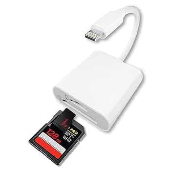 【最終価格】iPhone 14 128GB と純正SDカードリーダーのセット Amazon.co.jp: 【2025 MFi認証品】iPhone SDカードリーダー 4in1