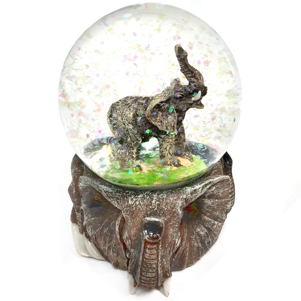 Ravensden Elephant Snow Globe - Collectable Gift Idea