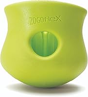 Vista 24 de Dispensador interactivo de golosinas para perros West Paw, con diseño Toppl de Zogoflex®, L, Verde agua