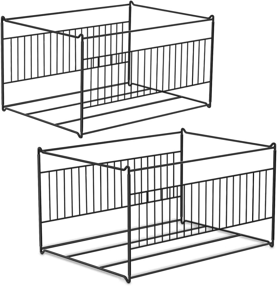 2 Packs Letter/Legal Size Hanging File Folder Frame, Desk