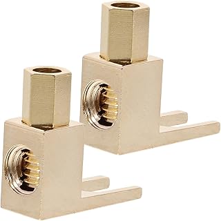 SUPVOX Palestrante 2Pcs Alto-Falante Plugues De Banana Adaptador De Banana De Ângulo Reto Adaptador De Plugue De Banana De Ângulo Reto Terminal De Conectores De Plugue De Banana