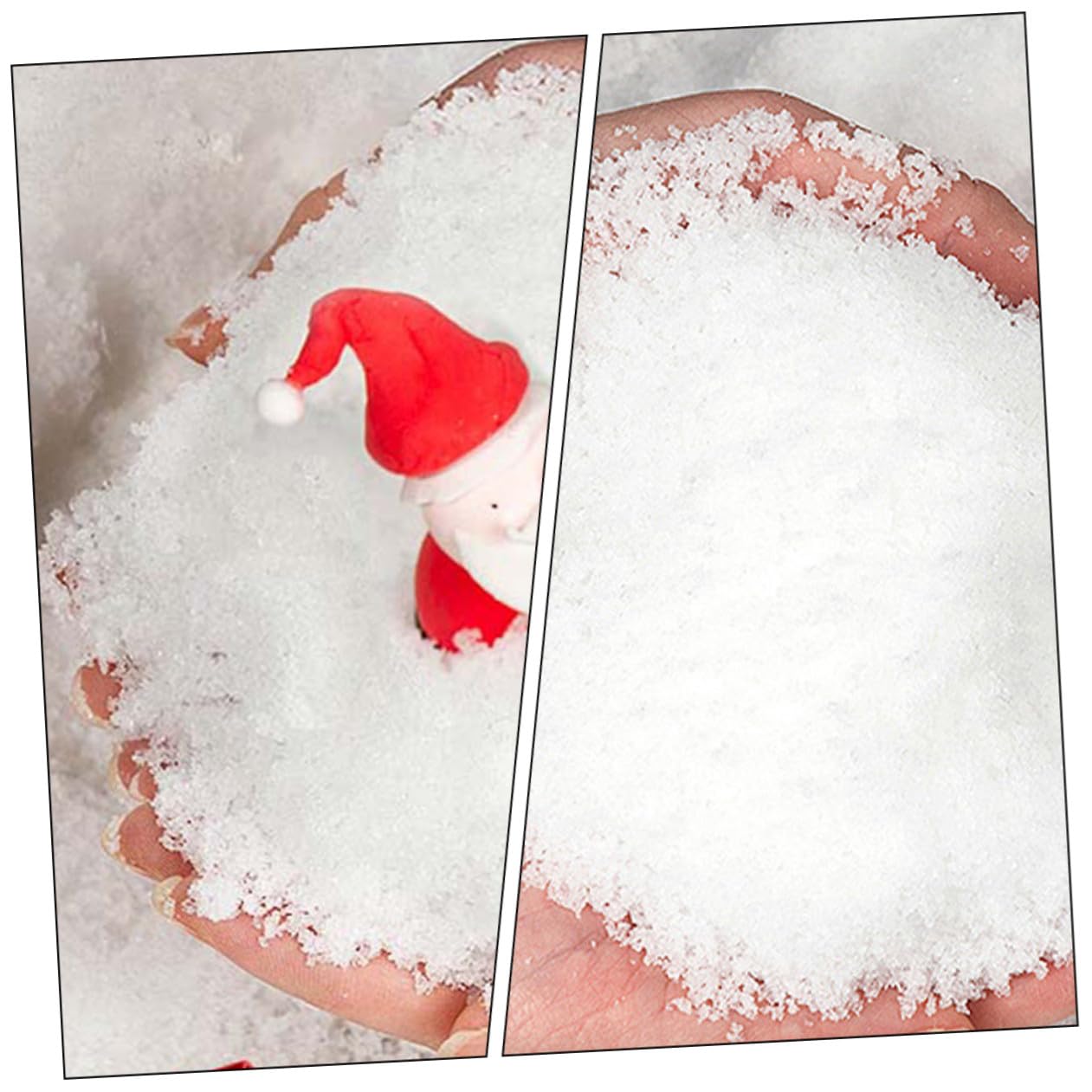 ABOOFAN 3 Packungen Künstliches Schneepulver Weihnachtsbaum Weihnachtsdekor Schneespielzeug Weihnachtsschneekugeln Kunstschnee Schneeflockendekor Schneekugel Set Gefälschte Schneebälle