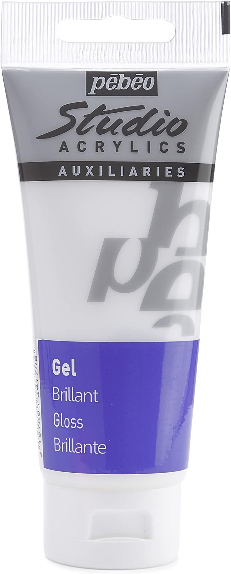 100 ml Studio Acrylics Mediums Gloss Gel, Transparent 524170