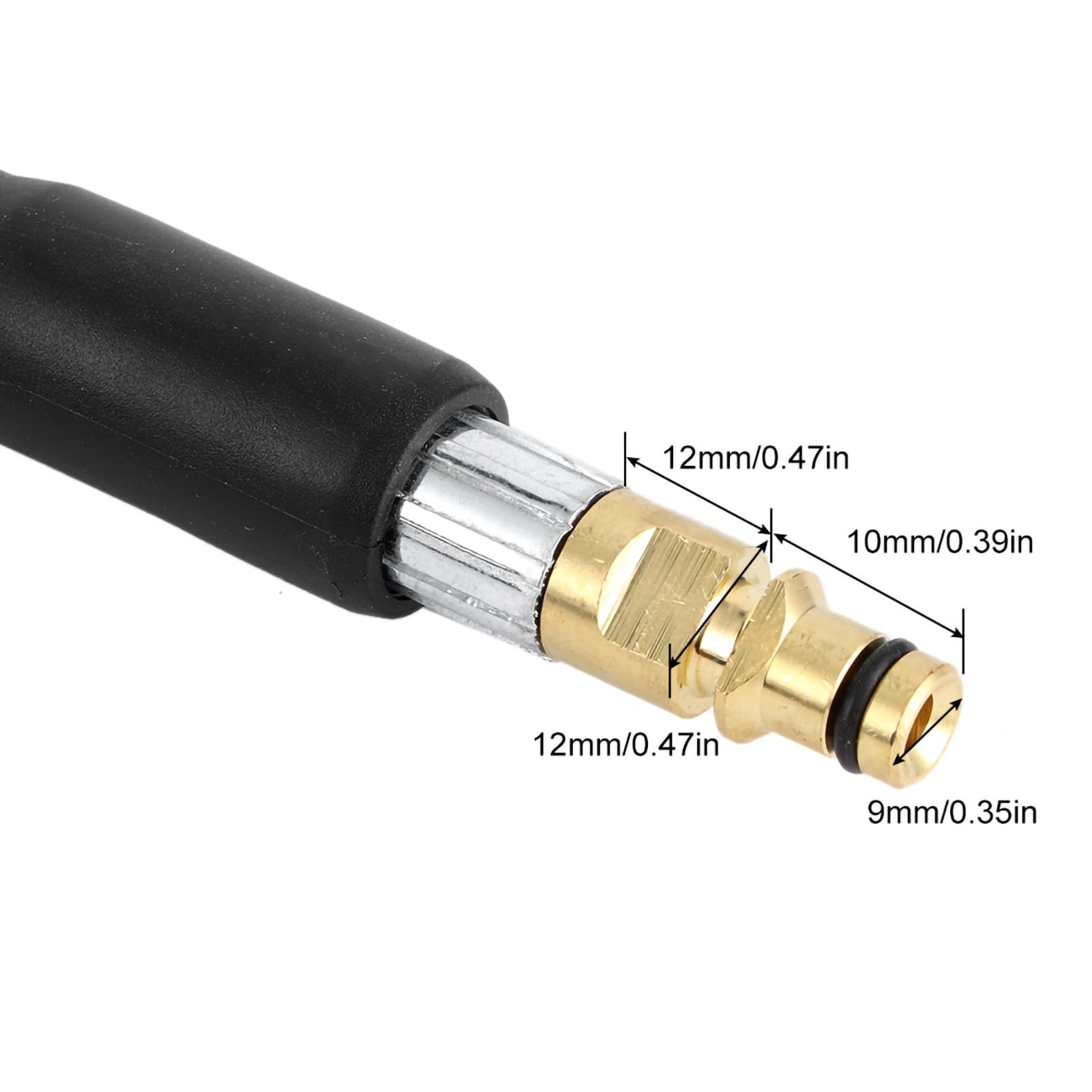 Manguera de repuesto para lavadora eléctrica, manguera de limpieza de agua de alta presión, manguera de limpieza de coche, ajuste para Karcher K2 K3 K4 K5 (6 metros)