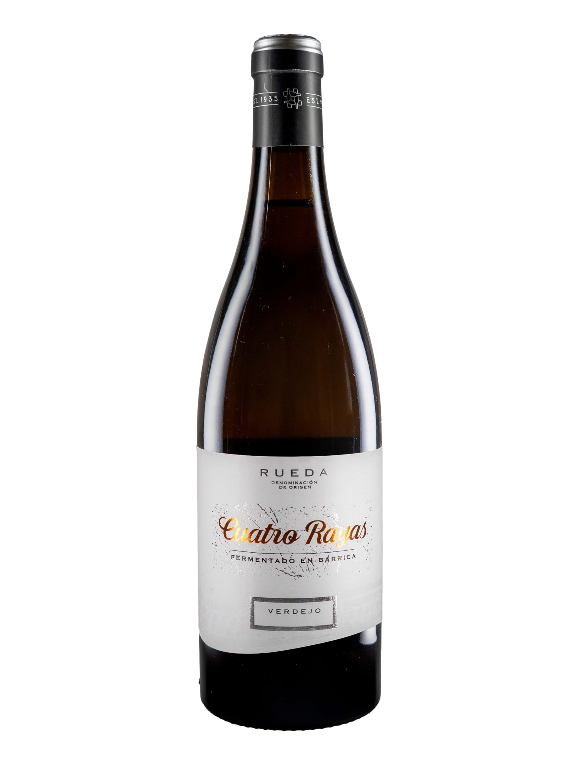 Cuatro Rayas Fermentado Barrica Verdejo DO Rueda (3 Botellas x 750ml) | Vino blanco