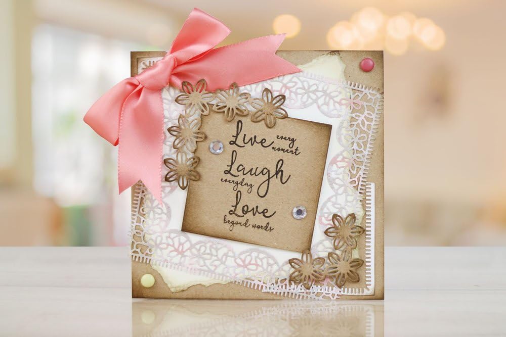 Tattered Lace Floating in the Air Square Surprise Cutting Die Set TLD0200