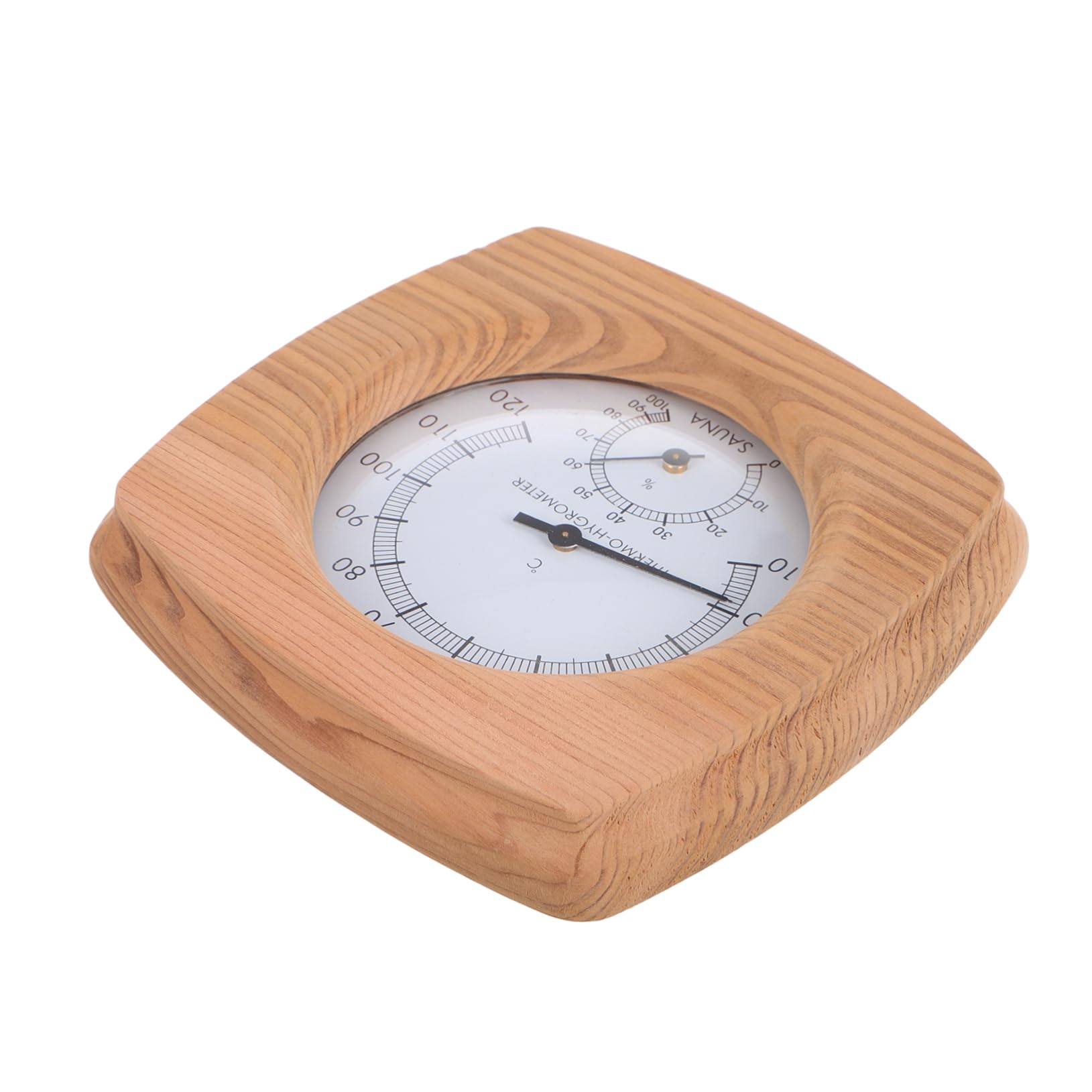 Thermomètre sauna bois de cèdre avec hygromètre de précision suspendu
