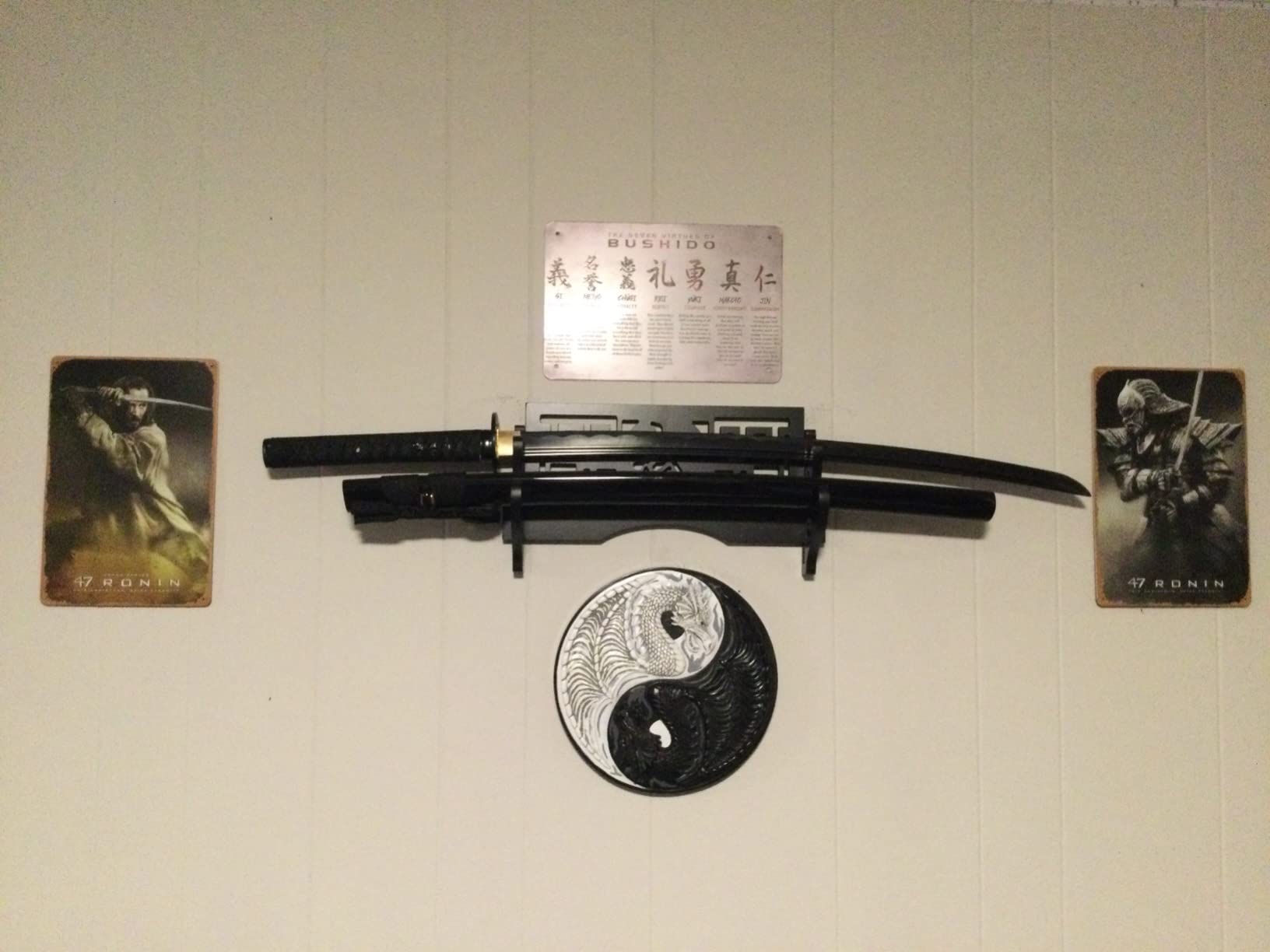 1095 steel-Handmade Japanese samurai sword with black Scabbard photo review