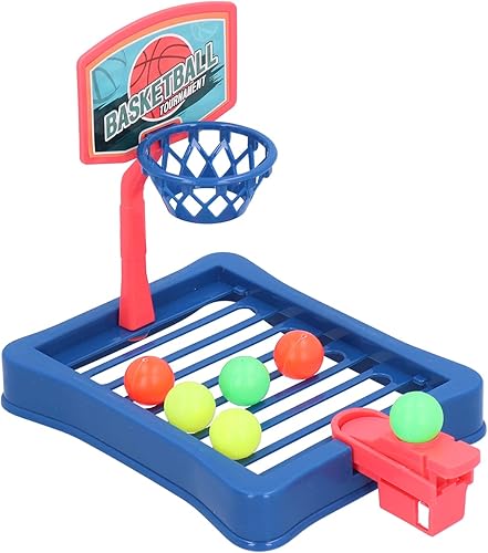 GLOGLOW Juego de baloncesto de escritorio, pelota de canasta de tiro, juegos de arcade, eyección de dedos, juego de baloncesto, mini escritorio
