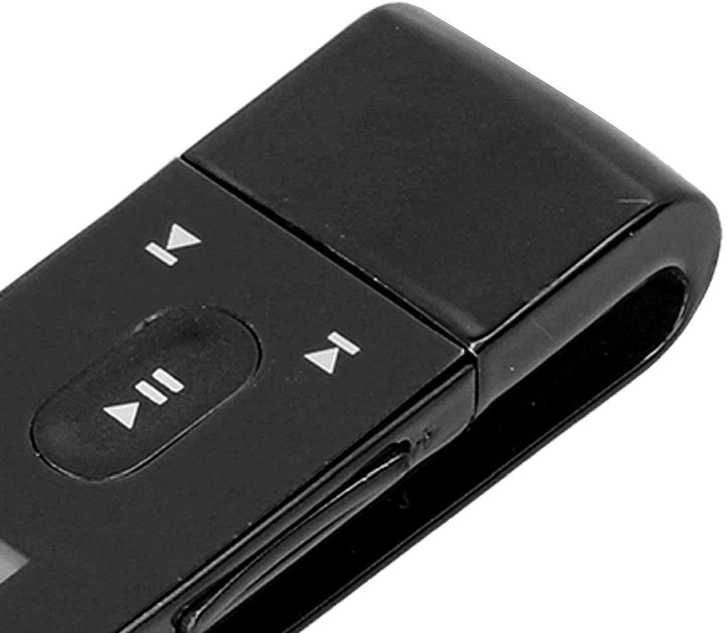 Acogedor Clip MP3 Player, Portable Mini USB 8GB Music Player Support FM Radio Voice Recorder, with Earphone, for Running(Black) : Toys & Games