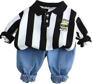 Googo Gaaga Printed SweatShirt with Joggers for Boys - Cotton Clothing Set for Baby Boy | Soft Fabric Full Sleeves Sweat S...
